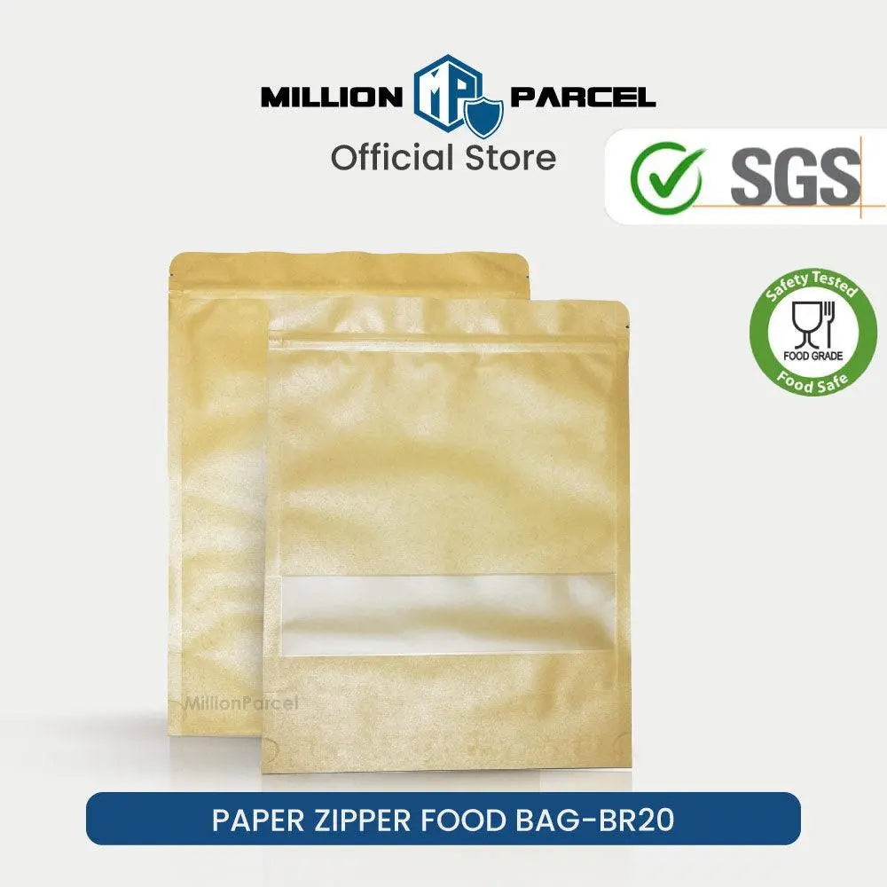 Paper Zipper Food Bag - MillionParcel