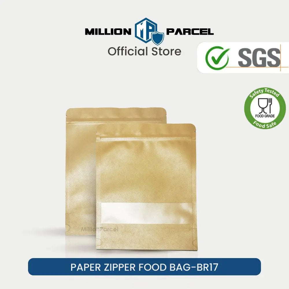 Paper Zipper Food Bag - MillionParcel