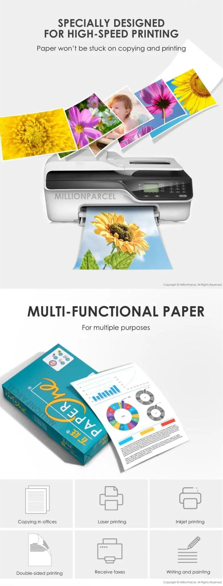 PaperOne A4 paper / A3 paper / A5 paper - MillionParcel