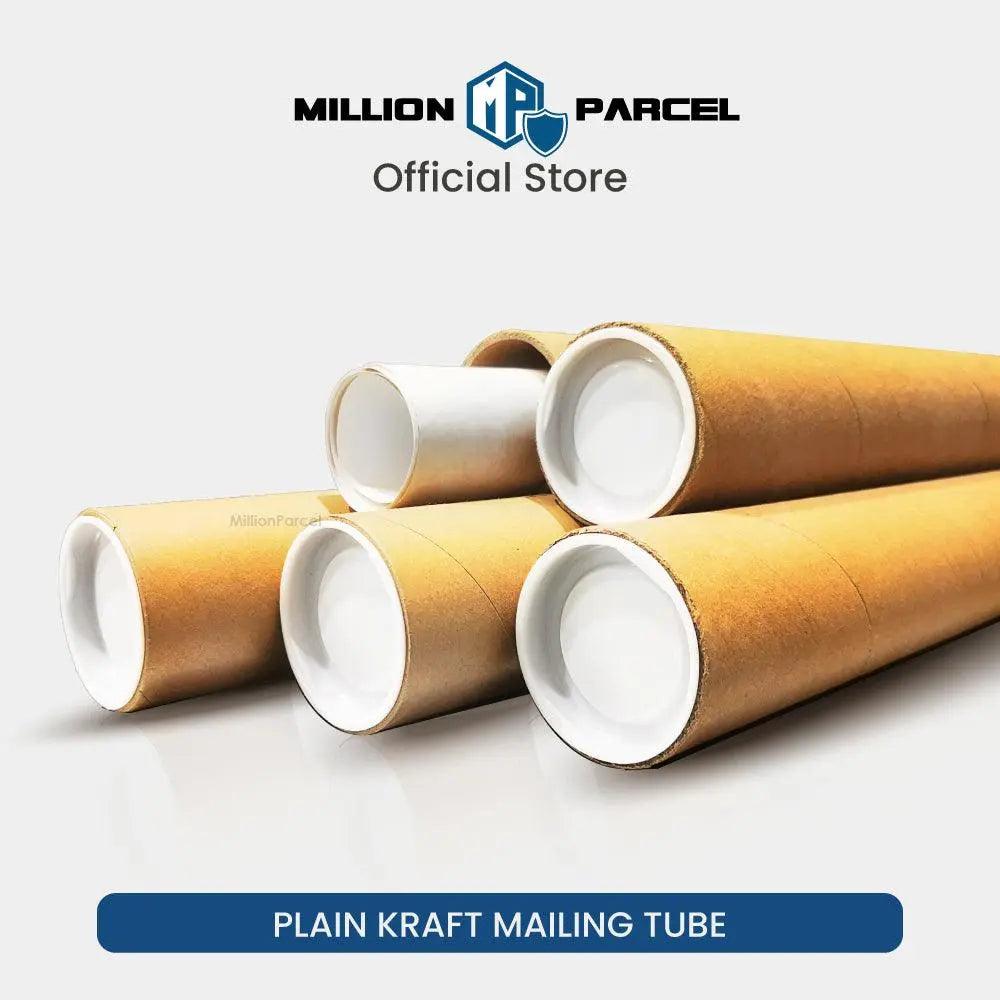 Plain Kraft Mailing Tube | Perfect for posters, certificates & document - MillionParcel