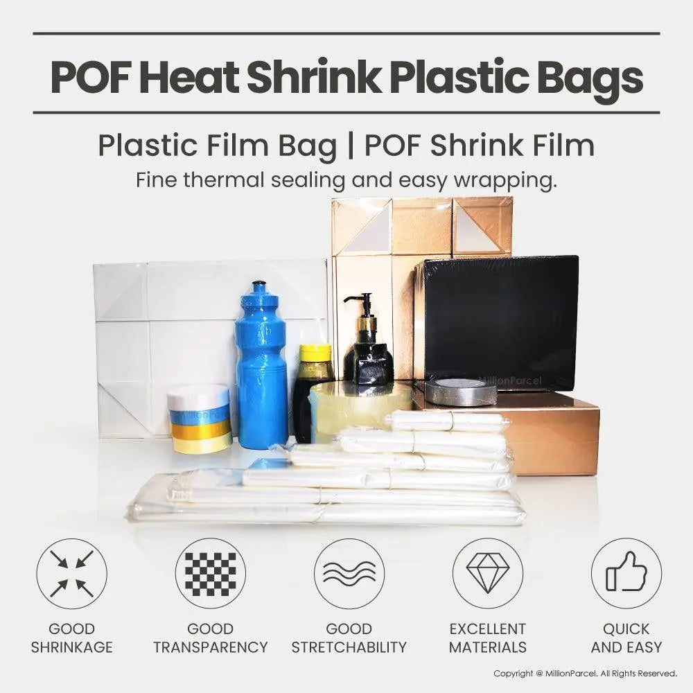 POF Heat Shrink Plastic Bags - MillionParcel