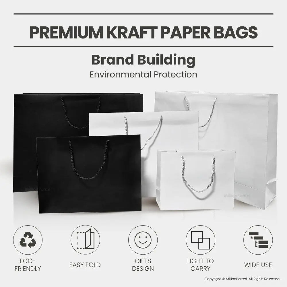 Premium Kraft Paper Bags - MillionParcel