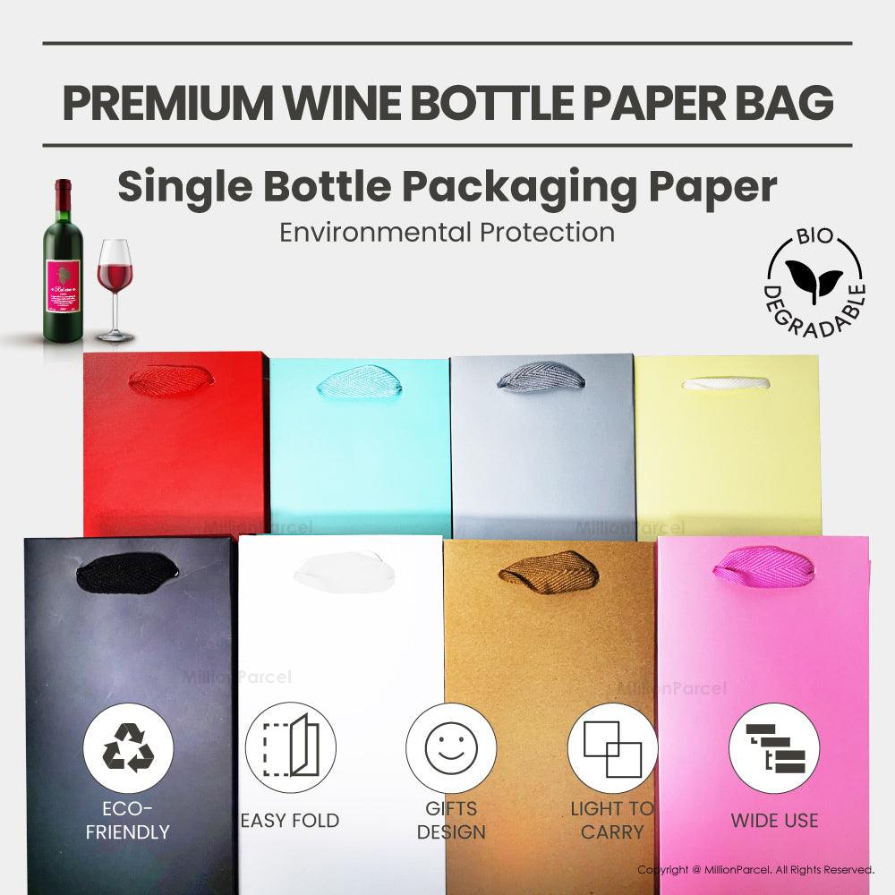 Premium Wine Paper Bag | Wine Gift Bag - MillionParcel