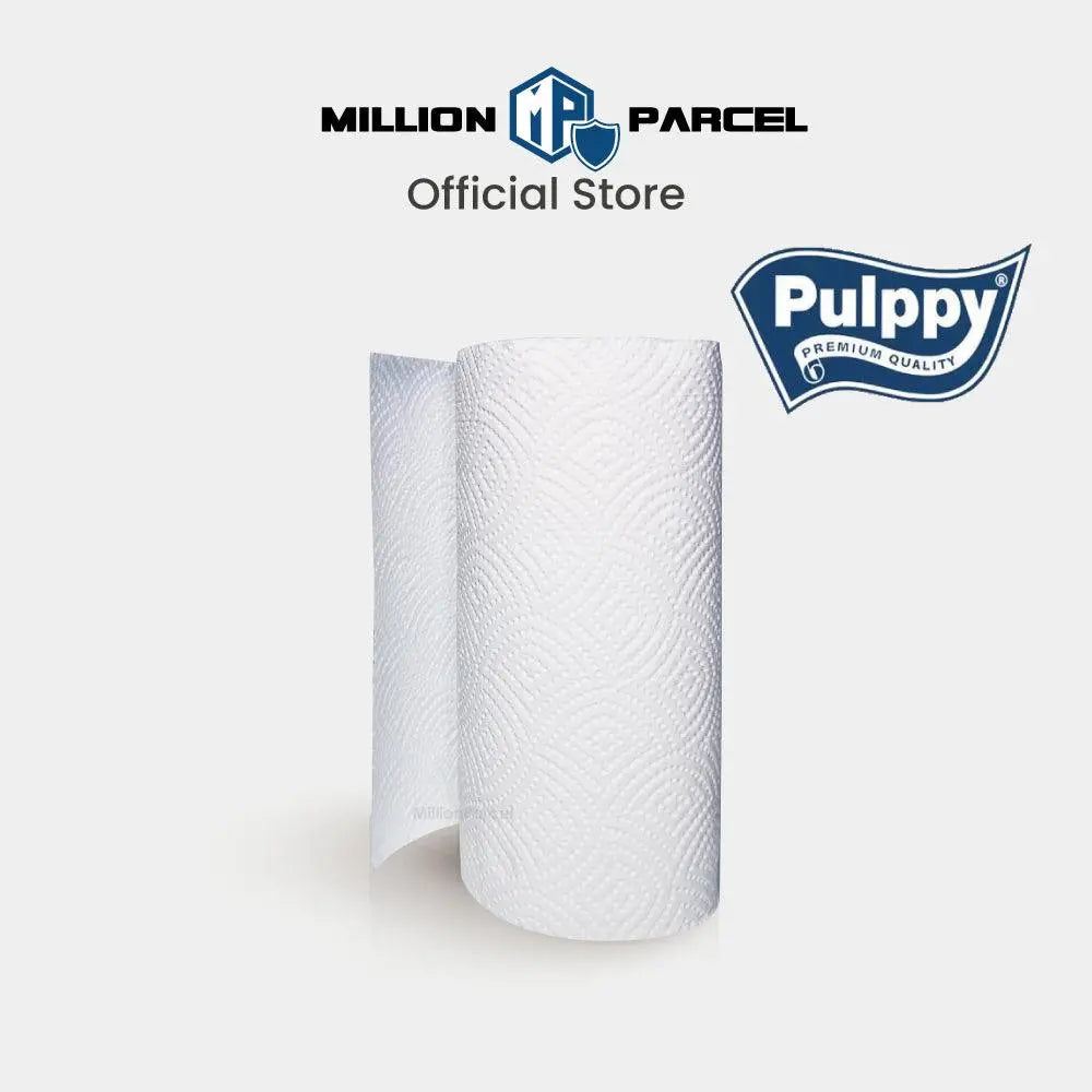 Pulppy Kitchen Towel Tissue | Premium Quality 3ply | 4 roll x 60 sheet - MillionParcel