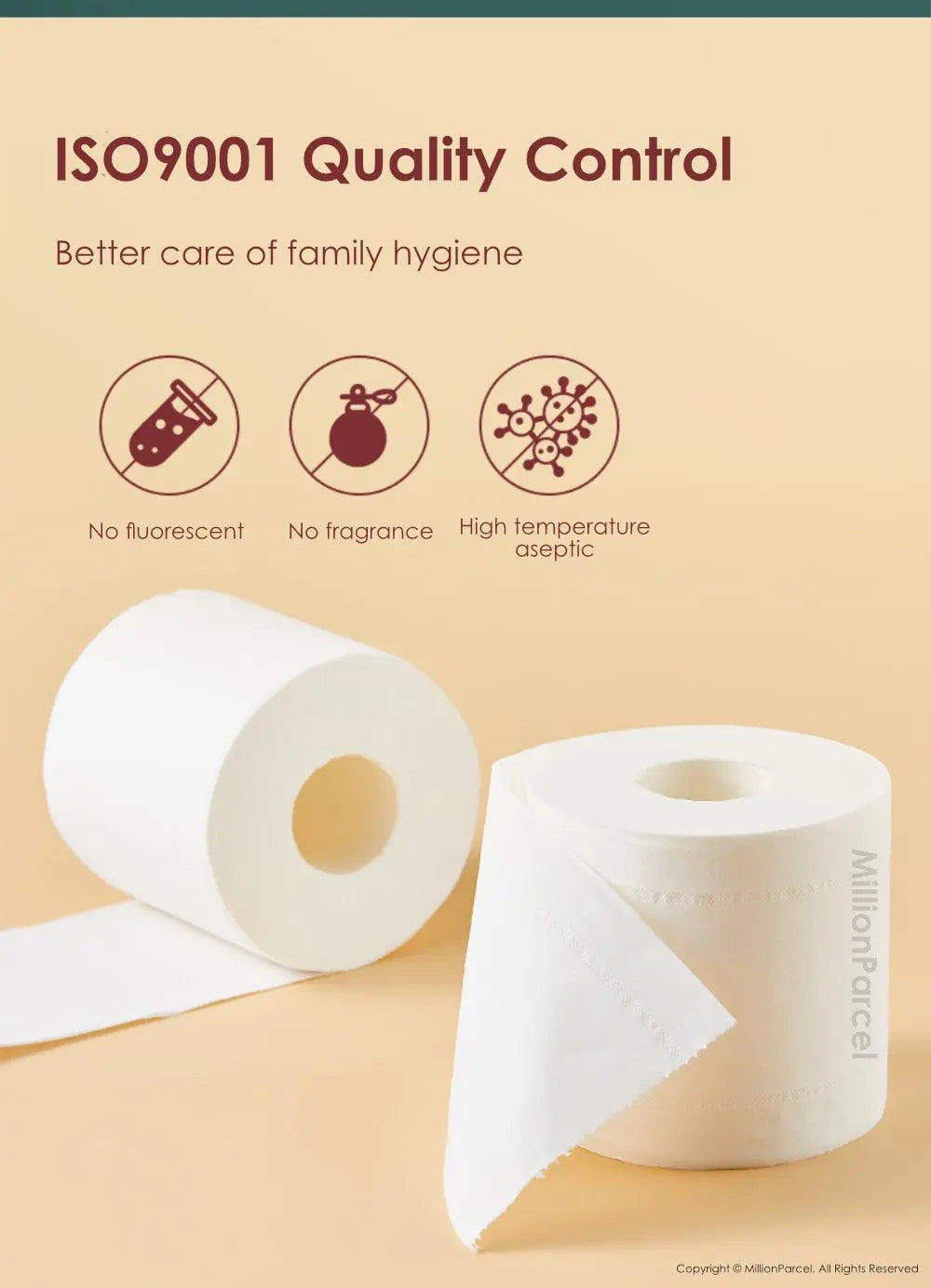 Pulppy Toilet Tissue Paper | Premium Quality 3ply x 260 sheet - MillionParcel