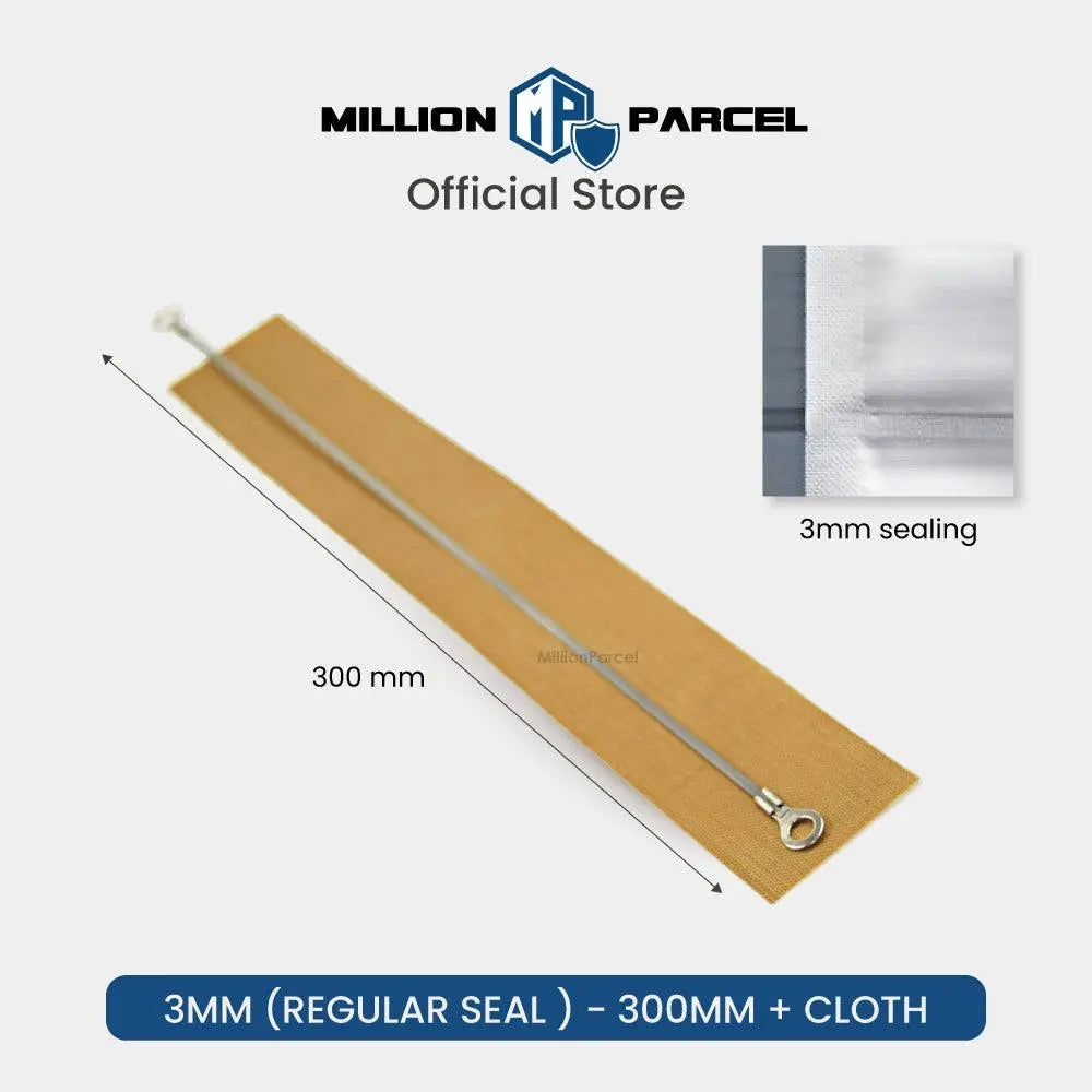 Sealing Machine Heat Wire + High Temperature cloth + Silicone Strips - MillionParcel