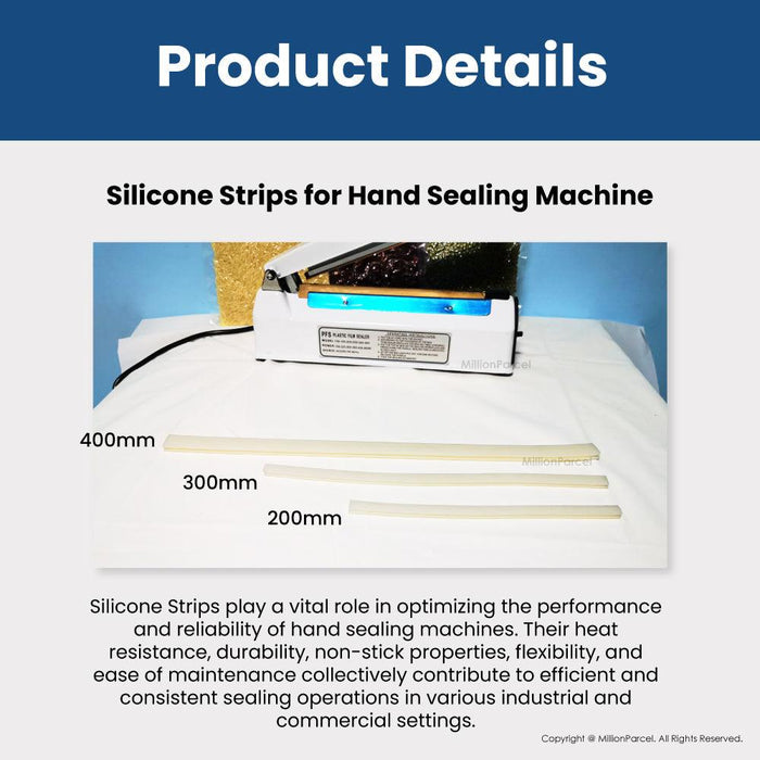 Sealing Machine Heat Wire + High Temperature cloth + Silicone Strips ...