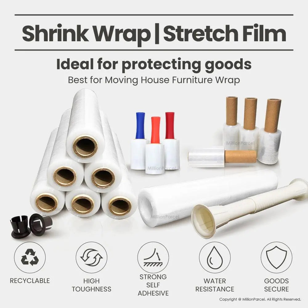 Shrink Wrap | Stretch Film | Cling Wrap - MillionParcel