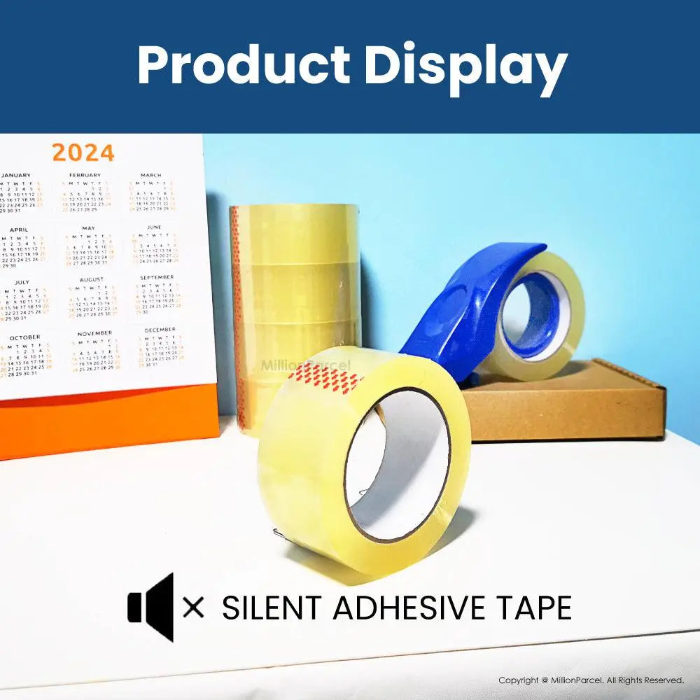 Silent Adhesive Tape 4.8cm x 100m - MillionParcel