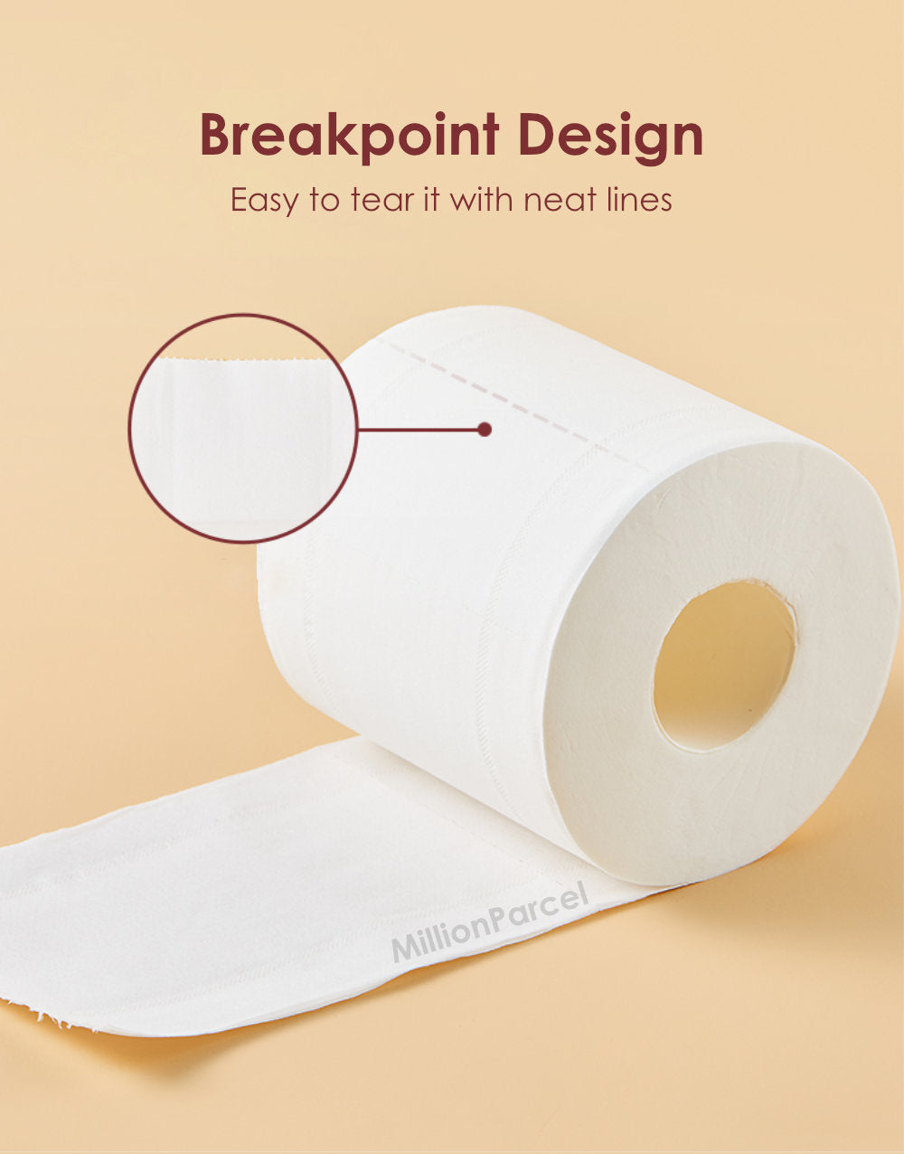 Pulppy Toilet Tissue Paper | Premium Quality 3ply x 260 sheet