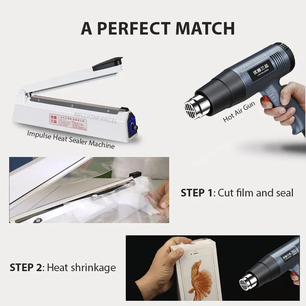 Smart Hot Air Gun | Adjustable Heat Air Machine 2000W - MillionParcel