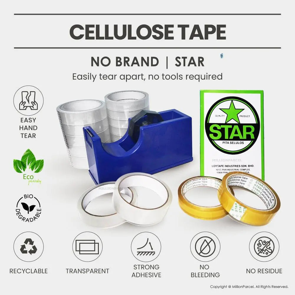 STAR Cellulose Tape - MillionParcel