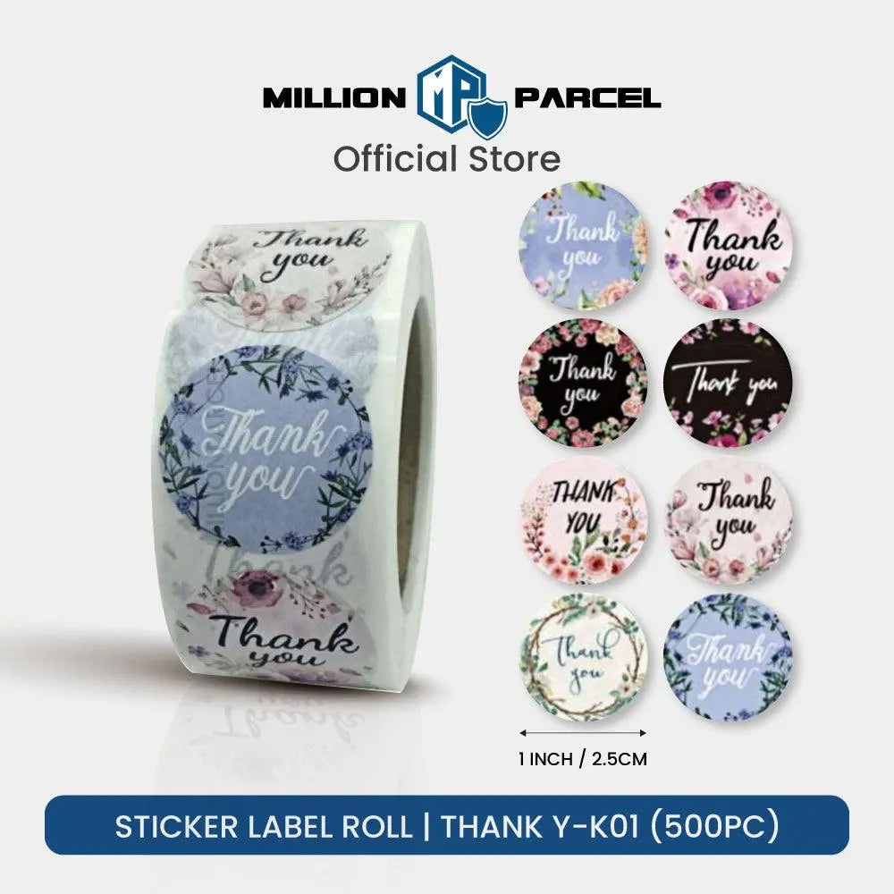 Sticker Label Roll & Sheets | Handmade & Thank you and etc - MillionParcel