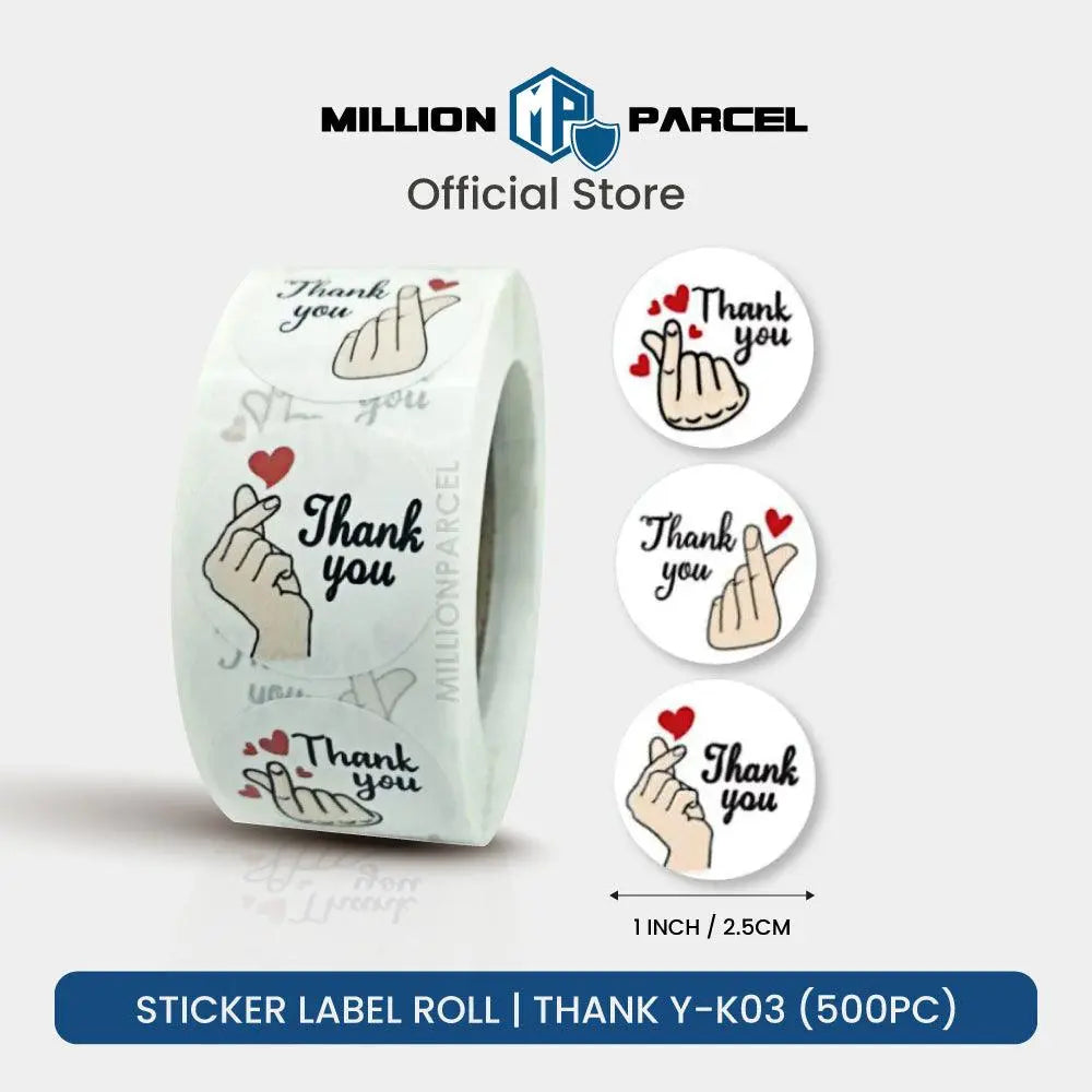 Sticker Label Roll & Sheets | Handmade & Thank you and etc - MillionParcel