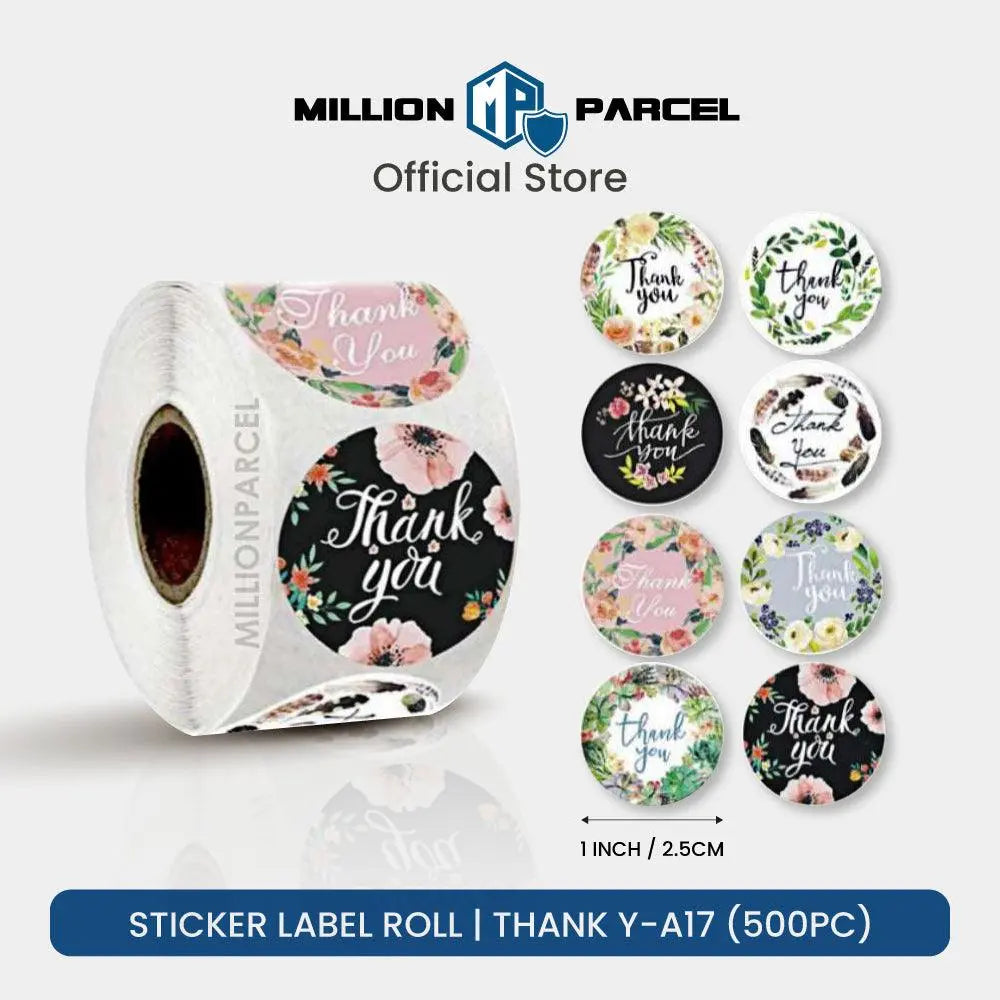 Sticker Label Roll & Sheets | Handmade & Thank you and etc - MillionParcel