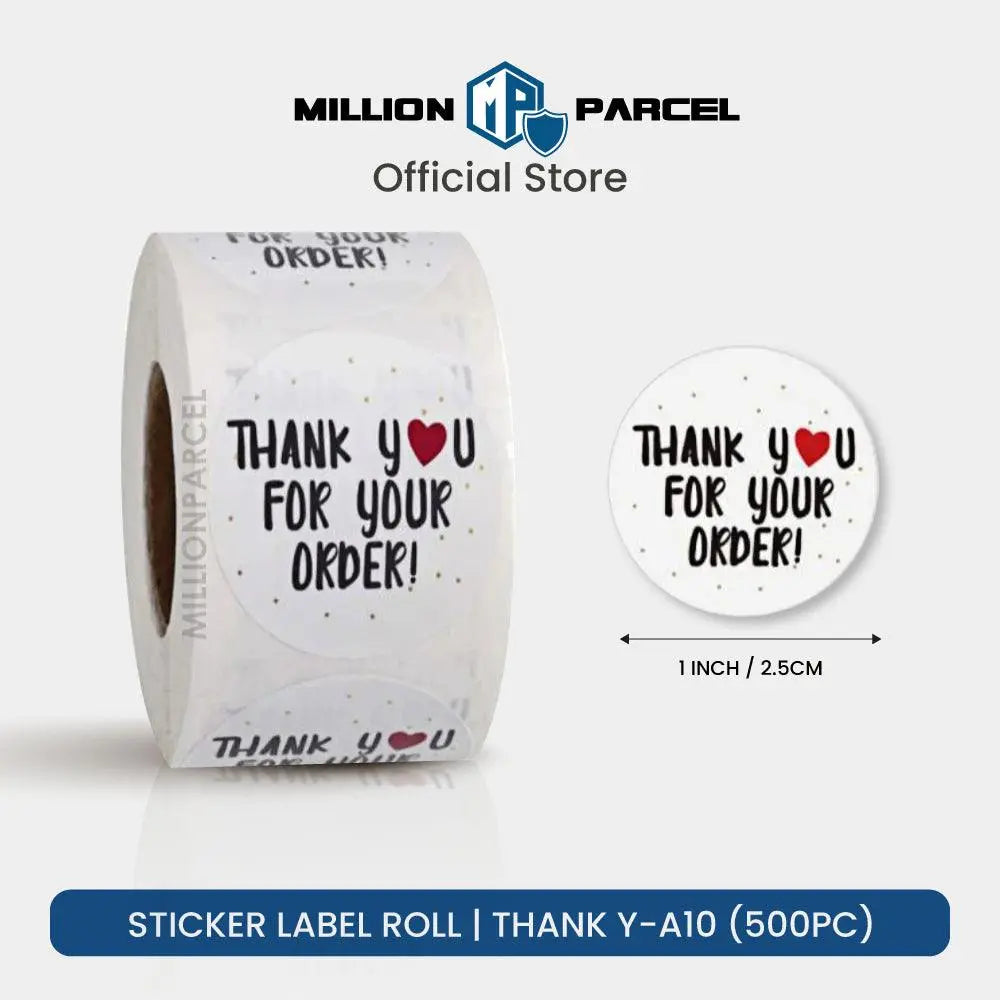 Sticker Label Roll & Sheets | Handmade & Thank you and etc - MillionParcel