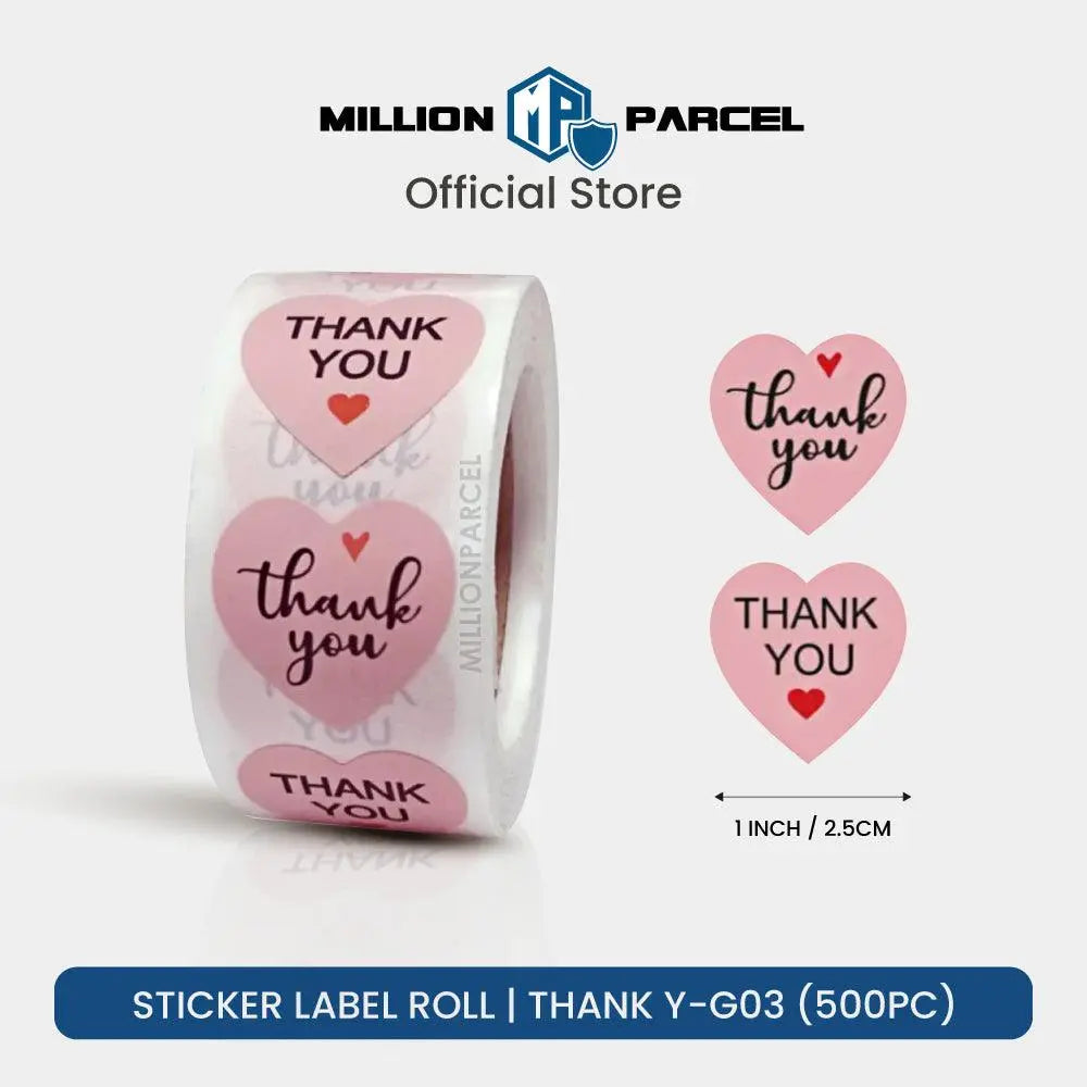 Sticker Label Roll & Sheets | Handmade & Thank you and etc - MillionParcel