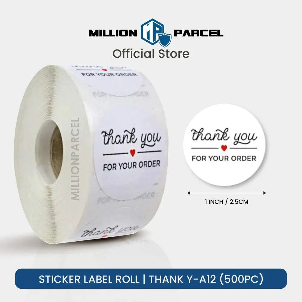 Sticker Label Roll & Sheets | Handmade & Thank you and etc - MillionParcel