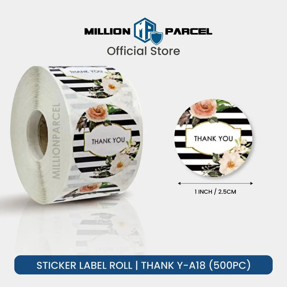 Sticker Label Roll & Sheets | Handmade & Thank you and etc - MillionParcel