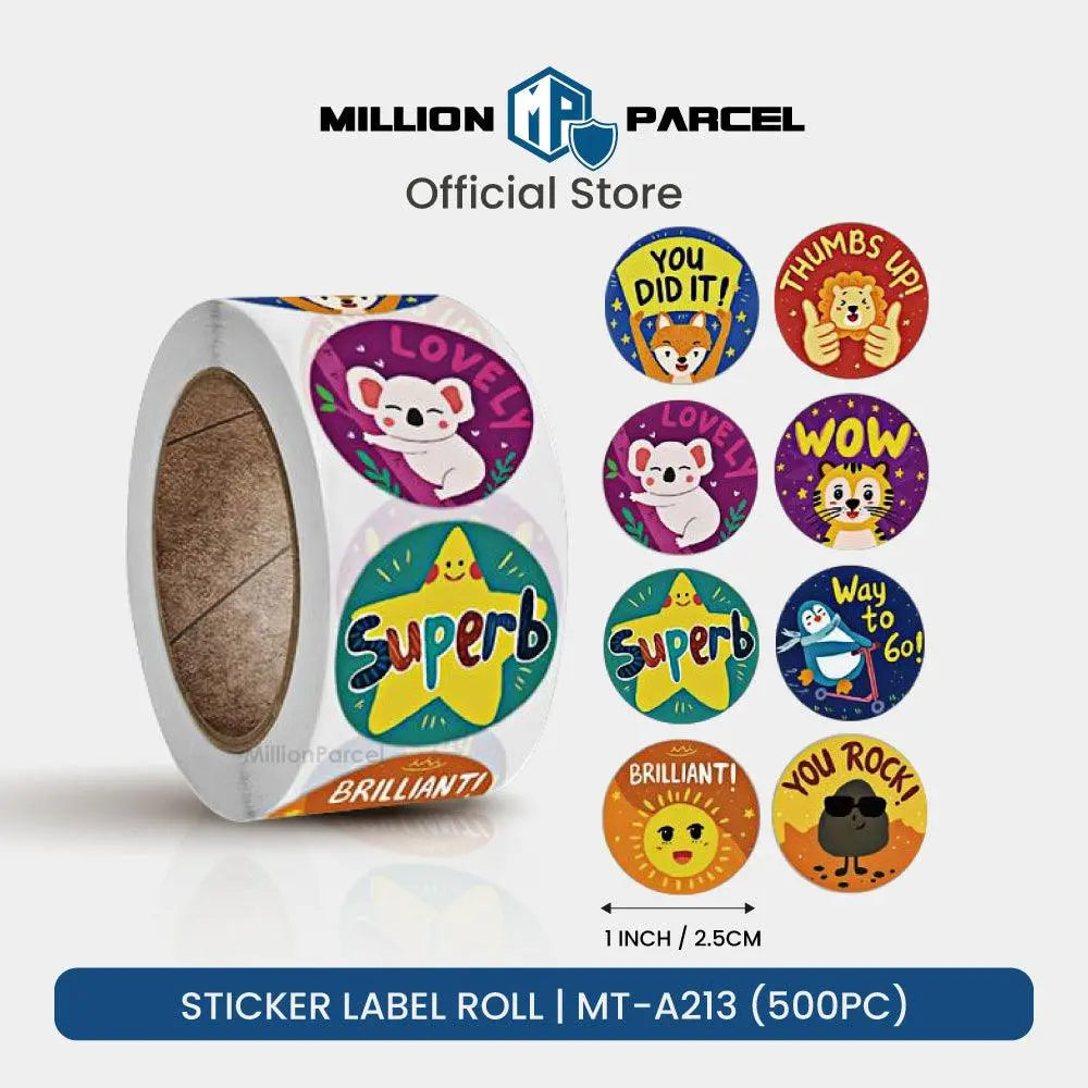 Sticker Label Roll & Sheets | Handmade & Thank you and etc - MillionParcel