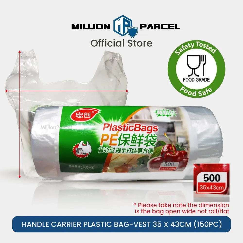 Supermarket Plastic Bag Roll - MillionParcel