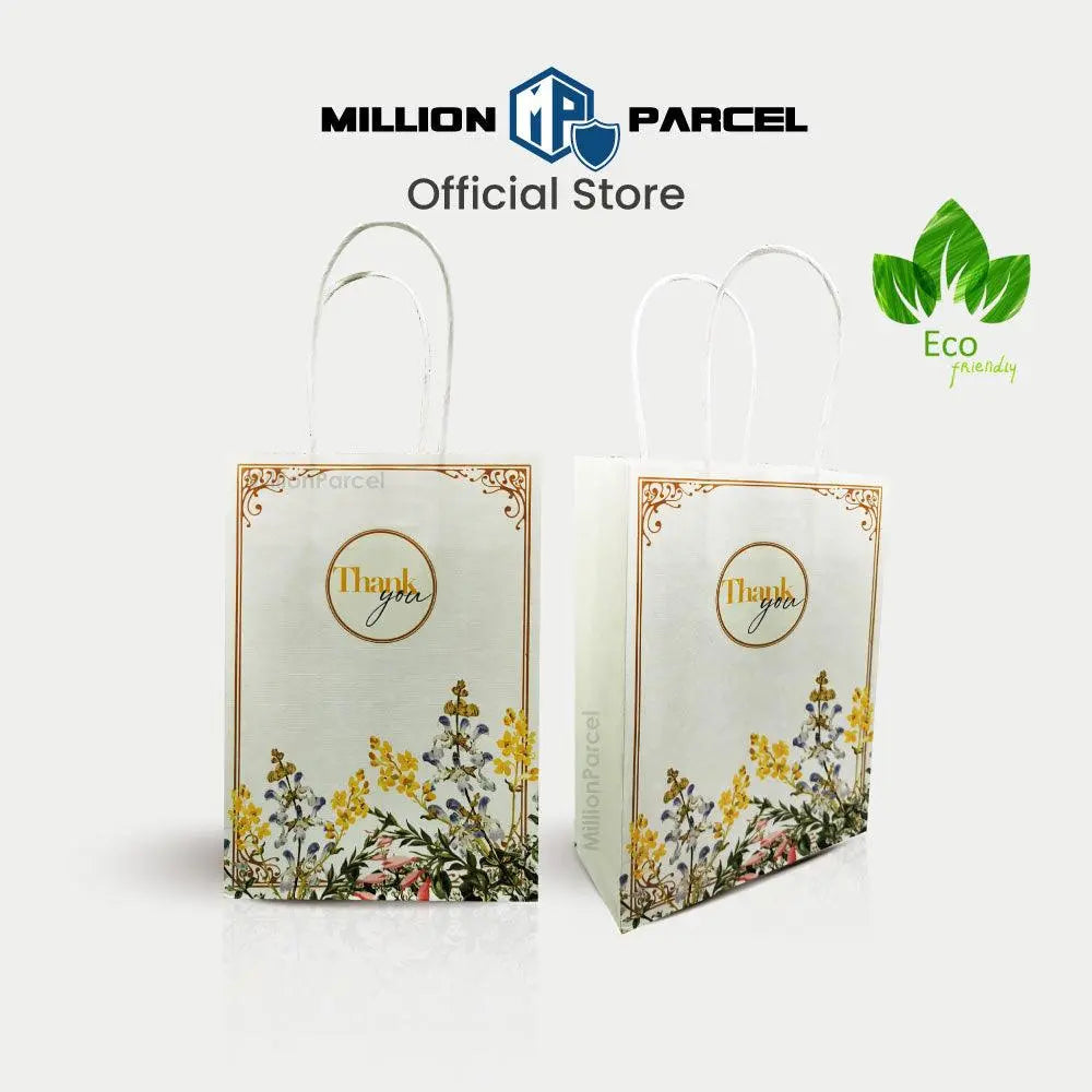 Thank You Paper Bag - Eco-Friendly - MillionParcel