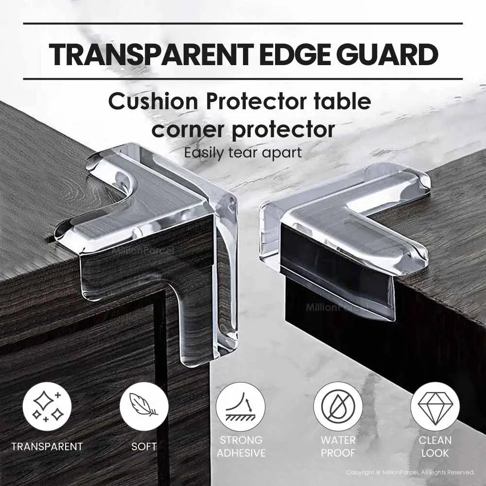 Transparent Corner Protector Edge & Corner Guard - MillionParcel