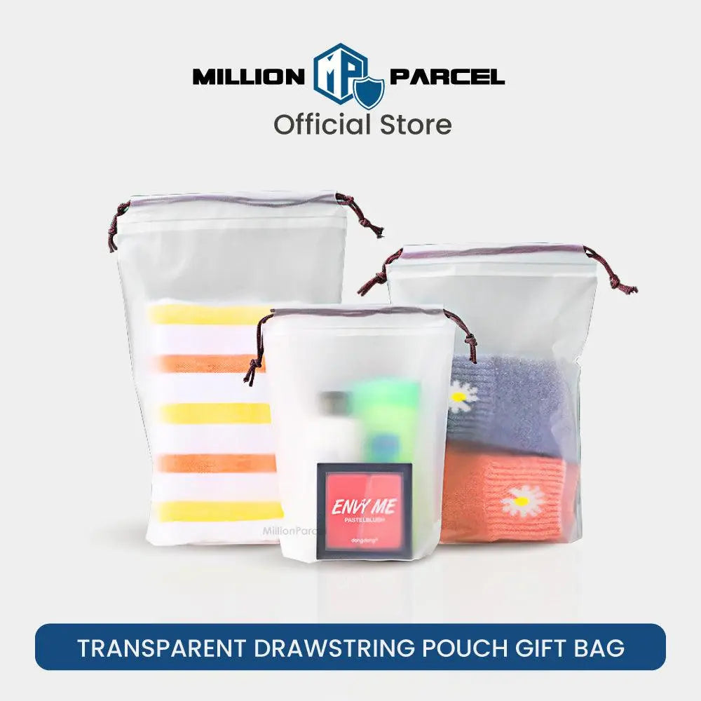 Transparent Drawstring Pouch | Drawstring Bag - MillionParcel