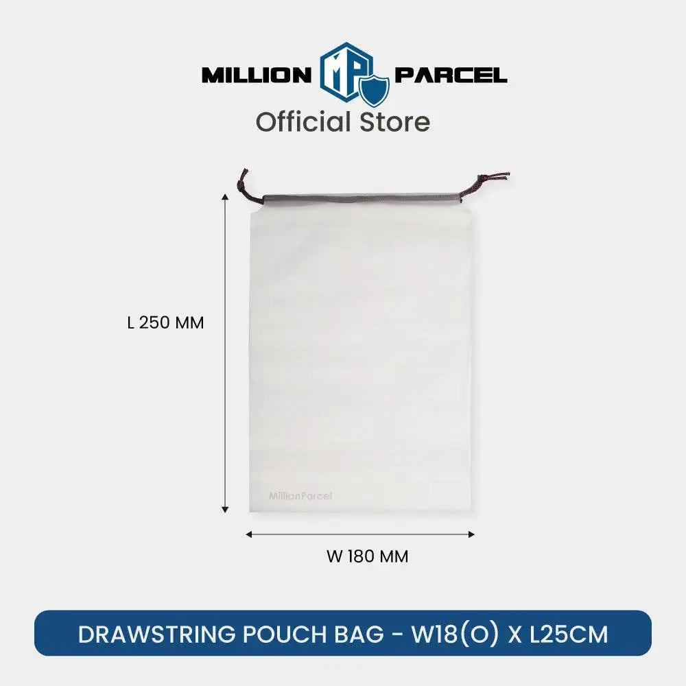 Transparent Drawstring Pouch Gift Bag MillionParcel