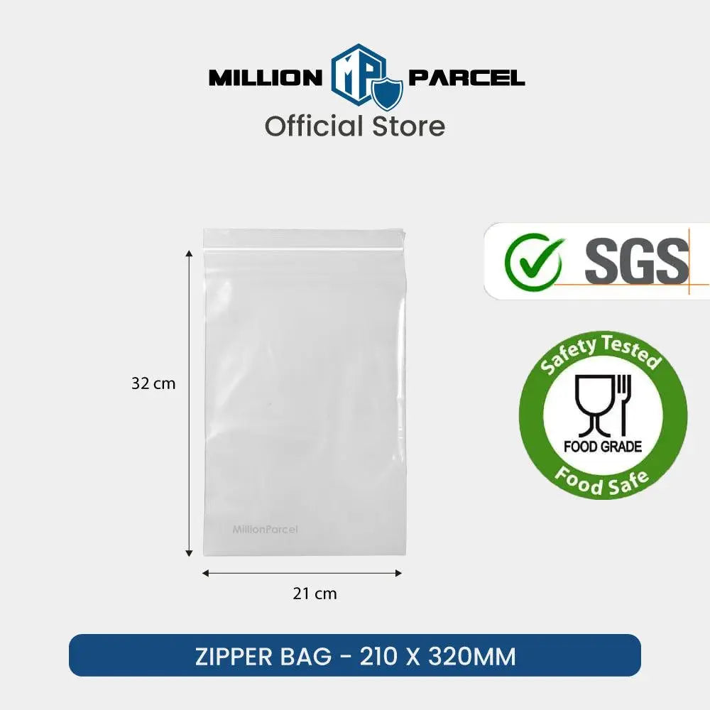 Transparent Self Sealing Zipper Bag | Ziplock Bag - MillionParcel