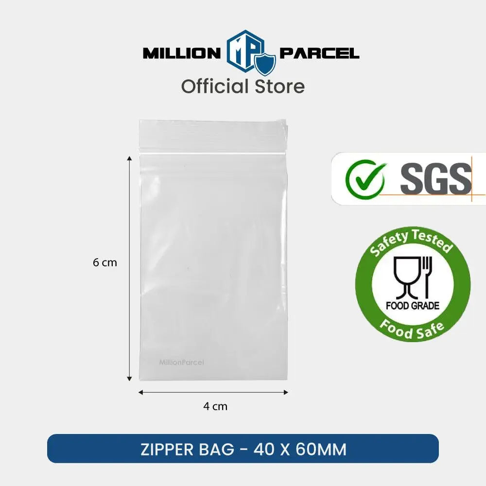 Transparent Self Sealing Zipper Bag | Ziplock Bag - MillionParcel