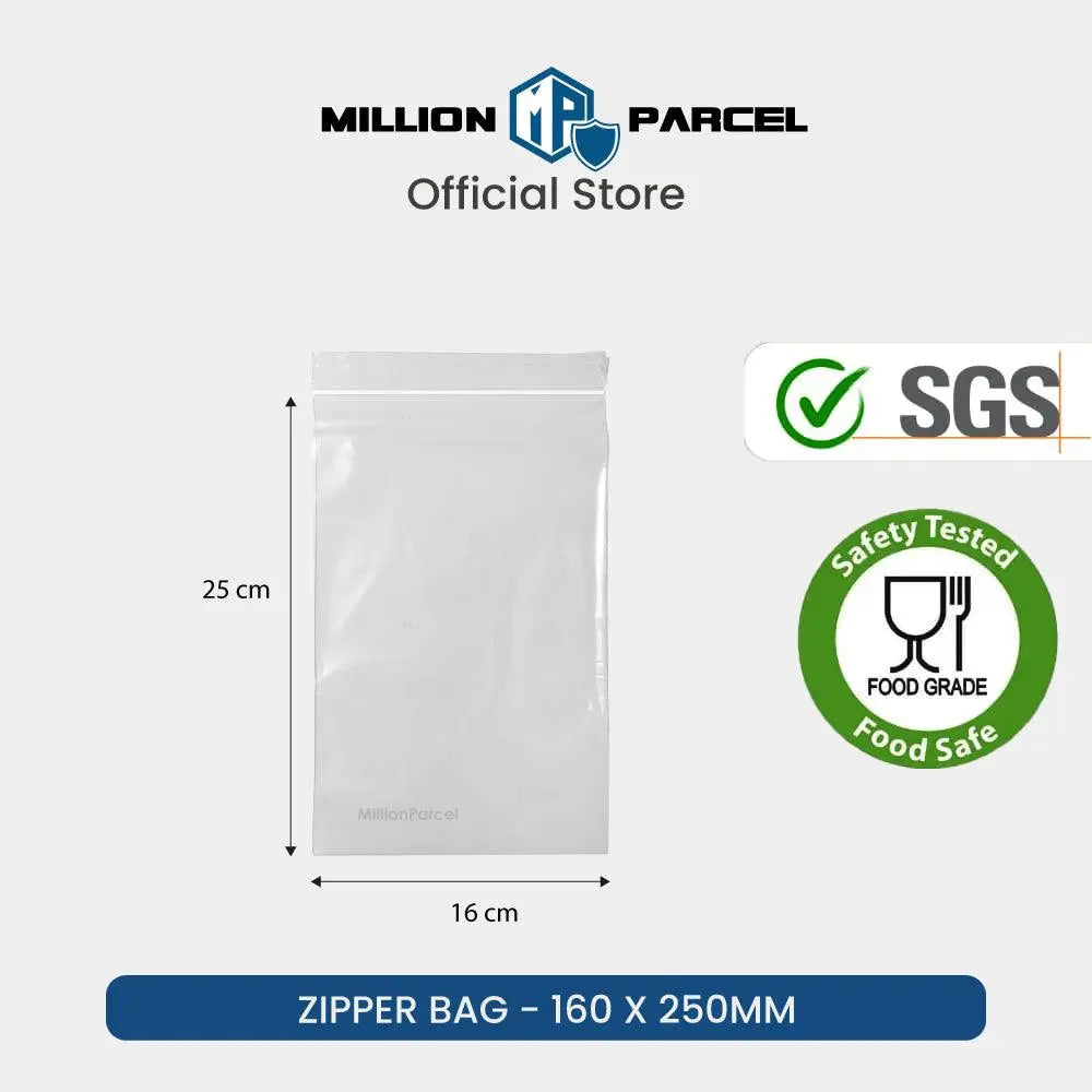 Transparent Self Sealing Zipper Bag | Ziplock Bag - MillionParcel