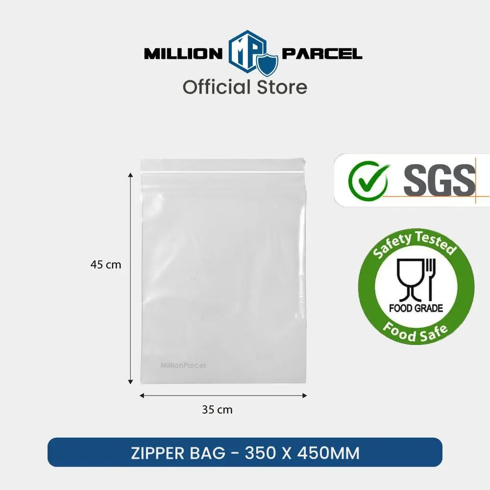 Transparent Self Sealing Zipper Bag | Ziplock Bag - MillionParcel