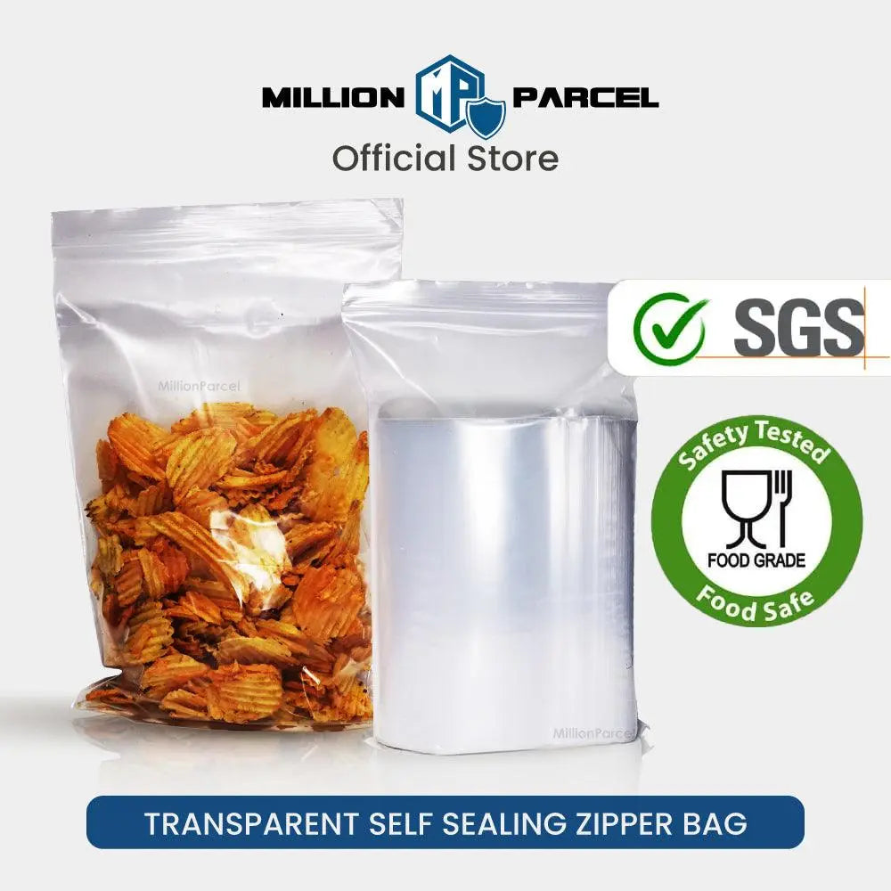 Transparent Self Sealing Zipper Bag | Ziplock Bag - MillionParcel