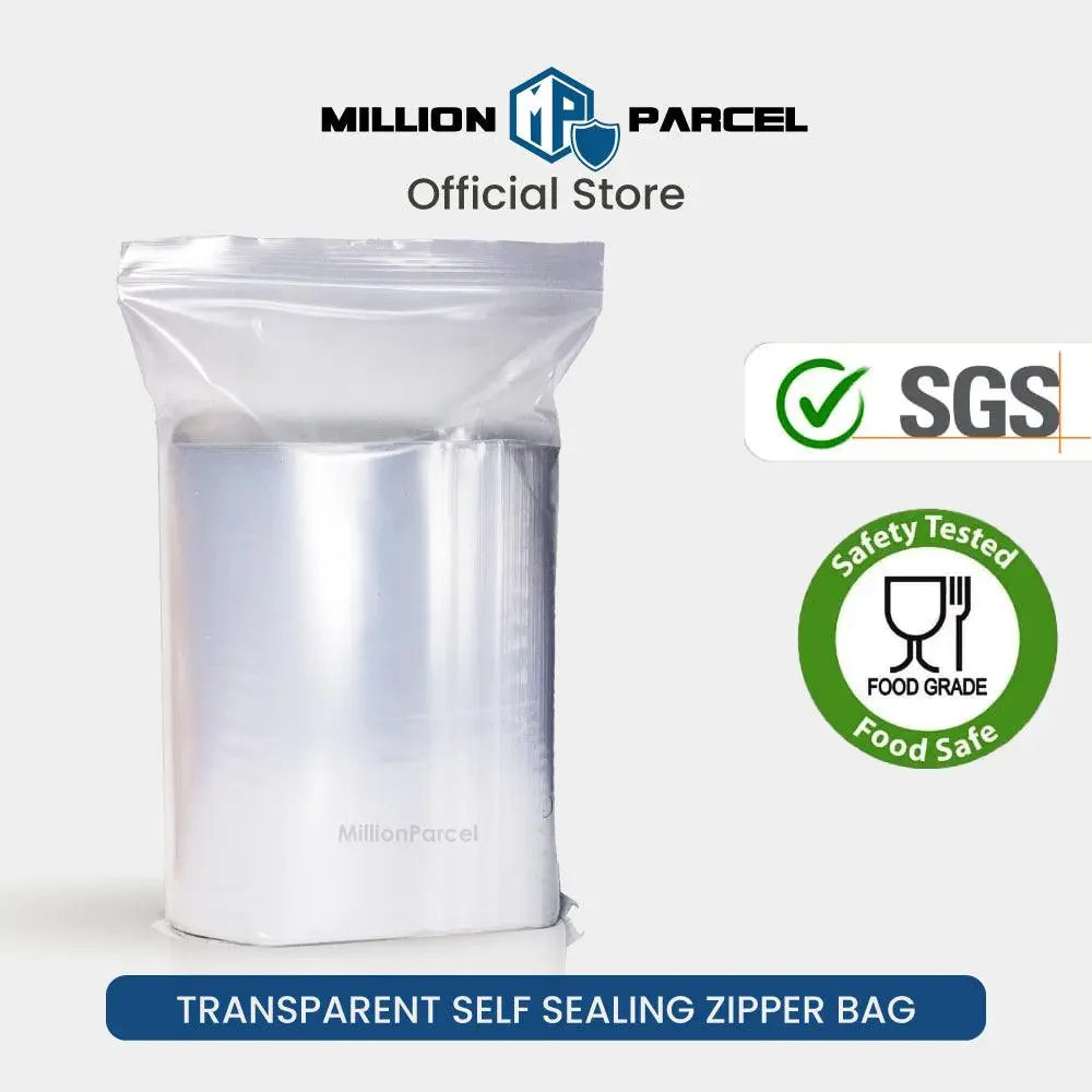 Transparent Self Sealing Zipper Bag | Ziplock Bag - MillionParcel