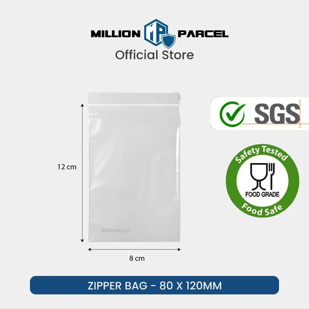 Transparent Self Sealing Zipper Bag | Ziplock Bag - MillionParcel