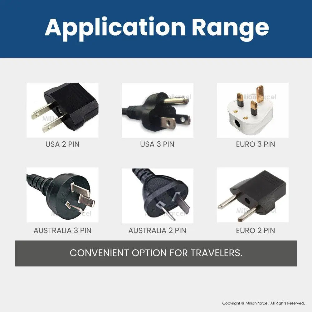 UK/SG 3 Pin Plug Power Converter | Plug Adapter for UK - MillionParcel