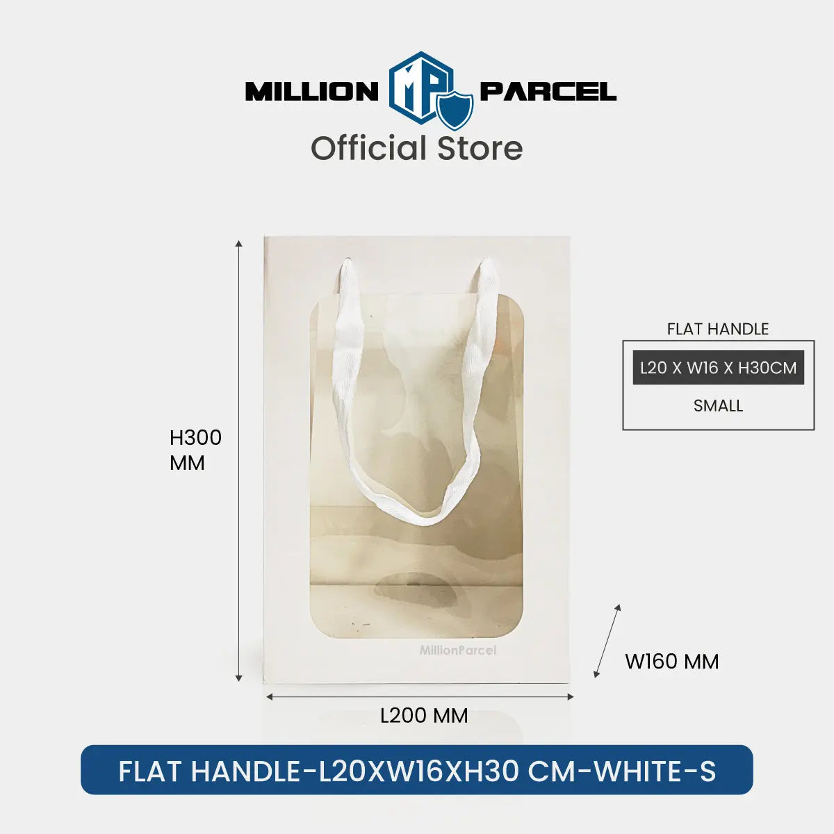 Window Paper Bag | Prefect for Valentines Day & Birthday - MillionParcel