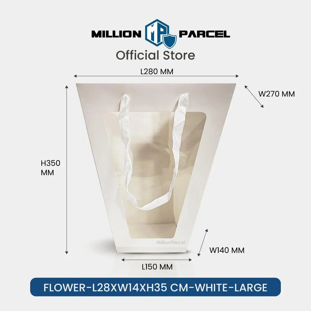 Window Paper Bag | Prefect for Valentines Day & Birthday - MillionParcel