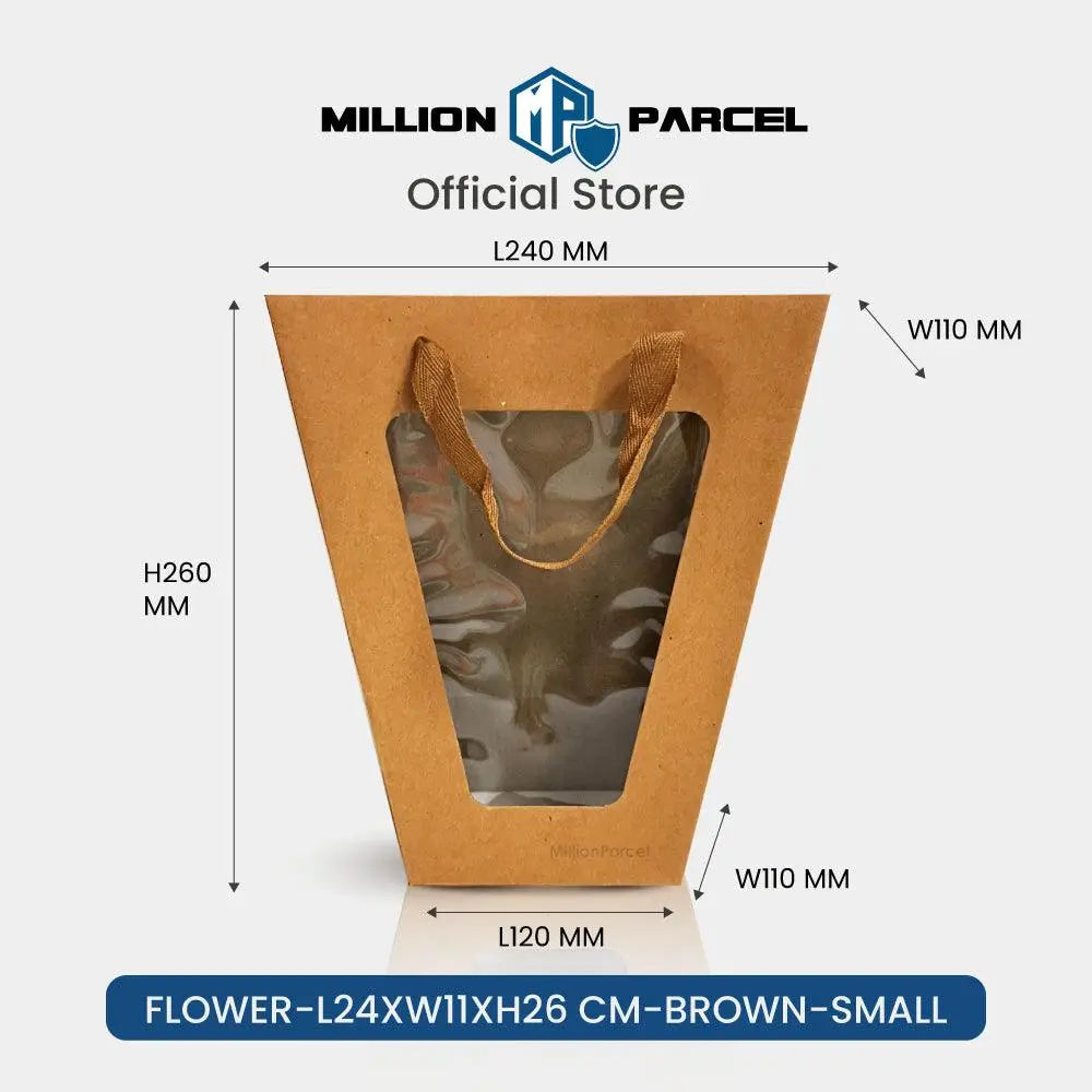 Window Paper Bag | Prefect for Valentines Day & Birthday - MillionParcel