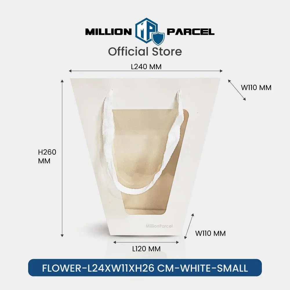 Window Paper Bag | Prefect for Valentines Day & Birthday - MillionParcel