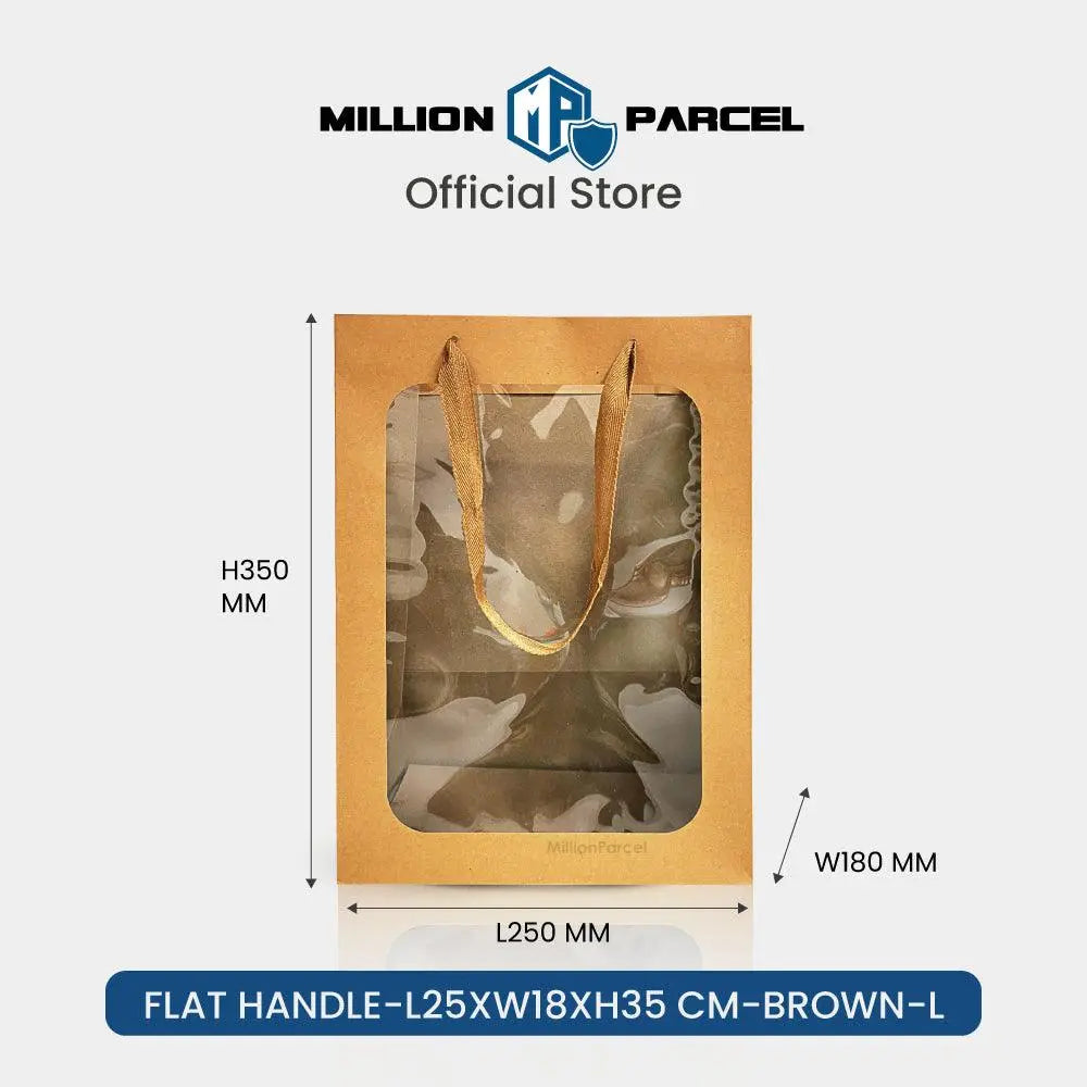 Window Paper Bag | Prefect for Valentines Day & Birthday - MillionParcel