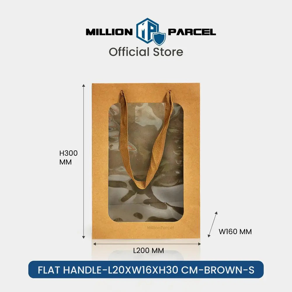 Window Paper Bag | Prefect for Valentines Day & Birthday - MillionParcel