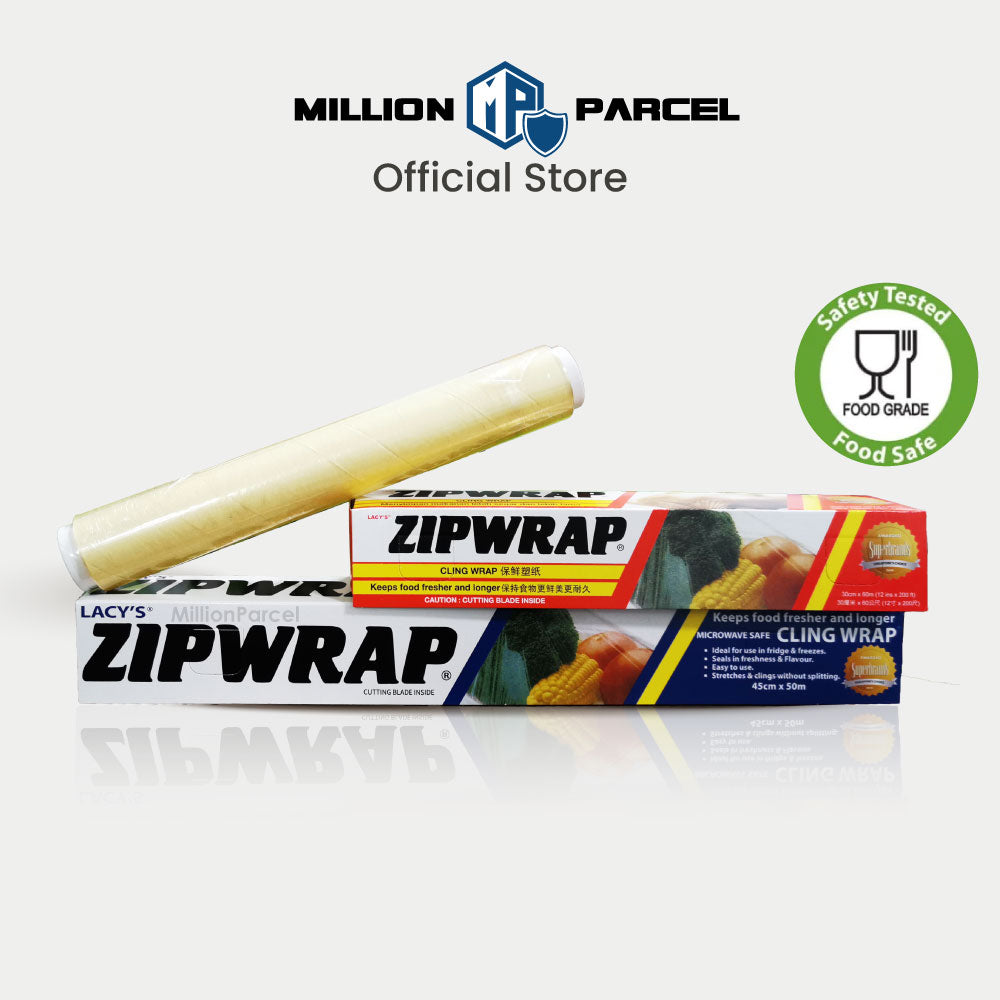 Lacy’s PVC Cling Film & Zipwrap with cutting blade
